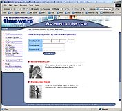 Web Services screen