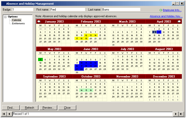 absence and holidays screengrab